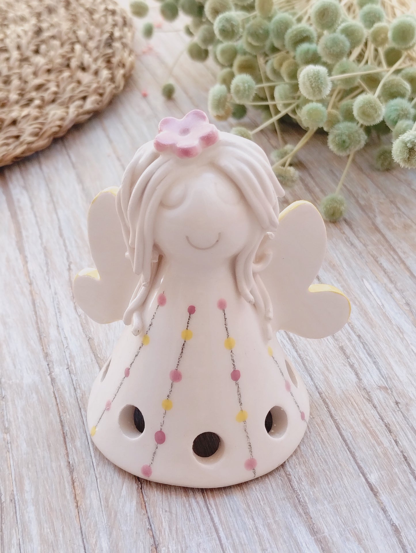 Angioletto fiore rosa