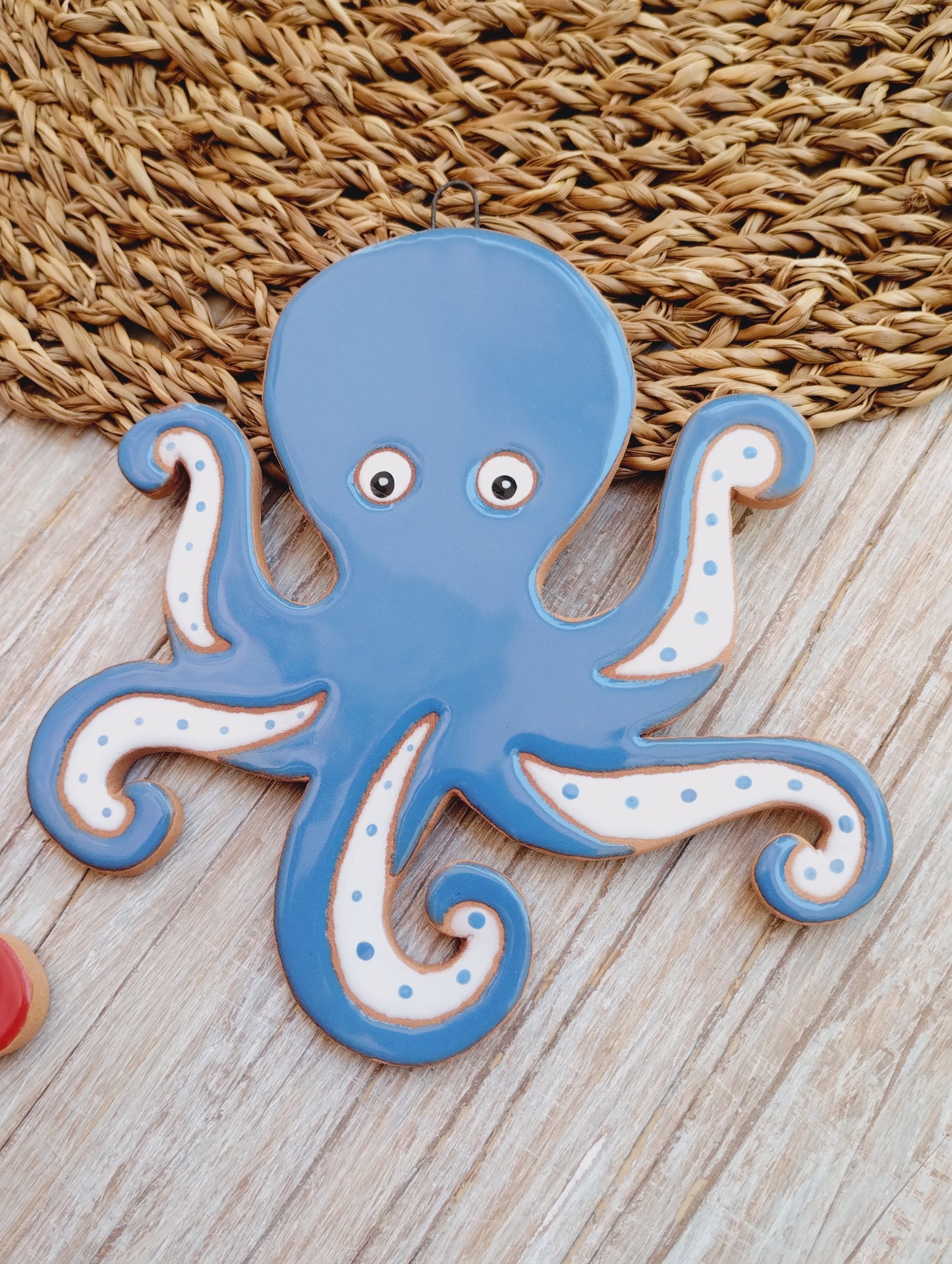 Polpo in ceramica da parete