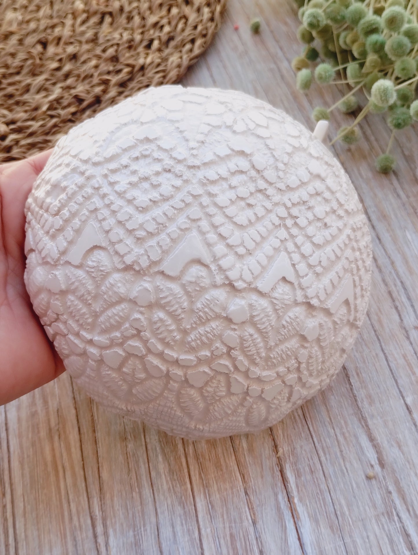 Ciotola merletto e cuore