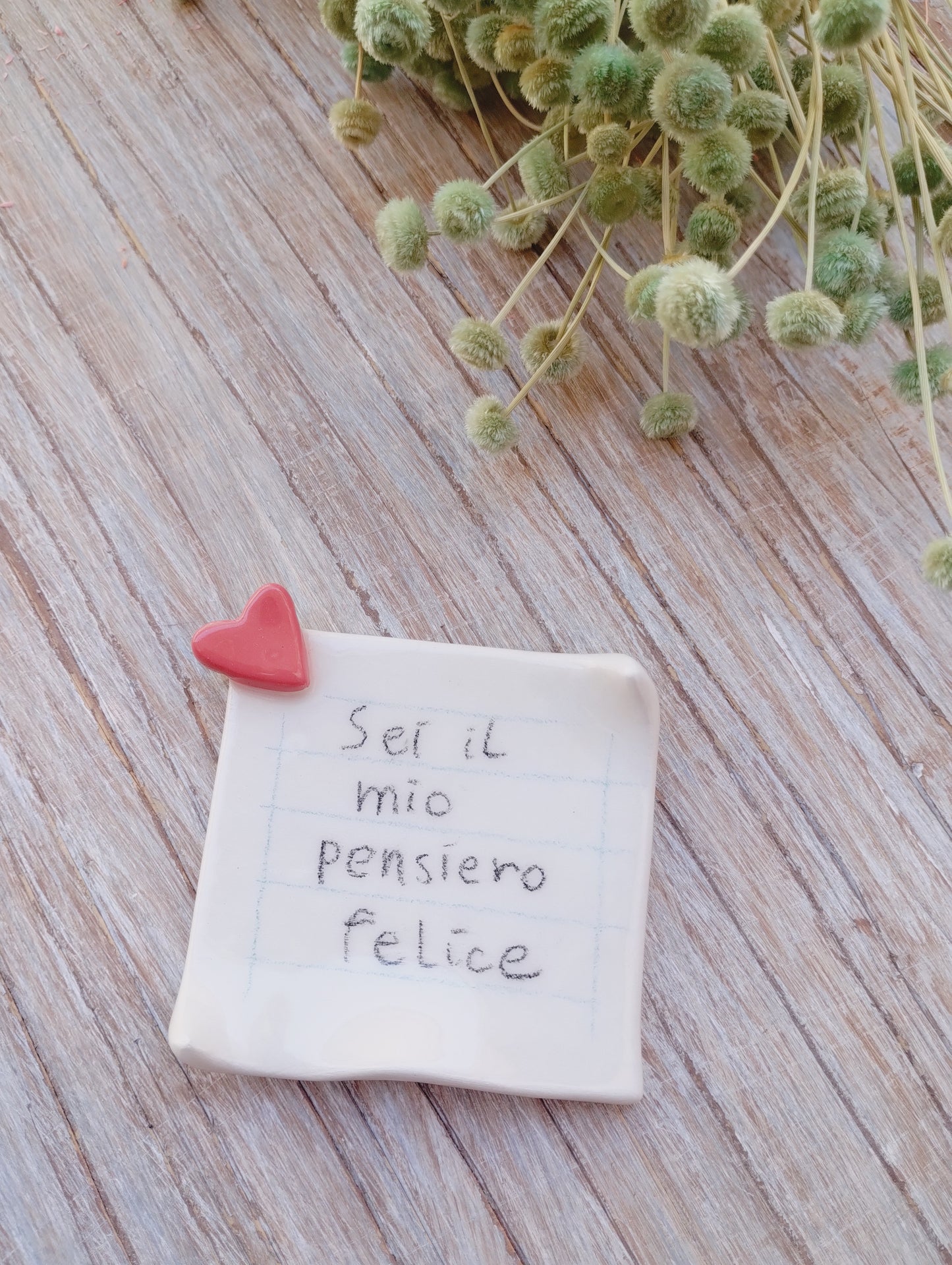 Calamita con messaggio