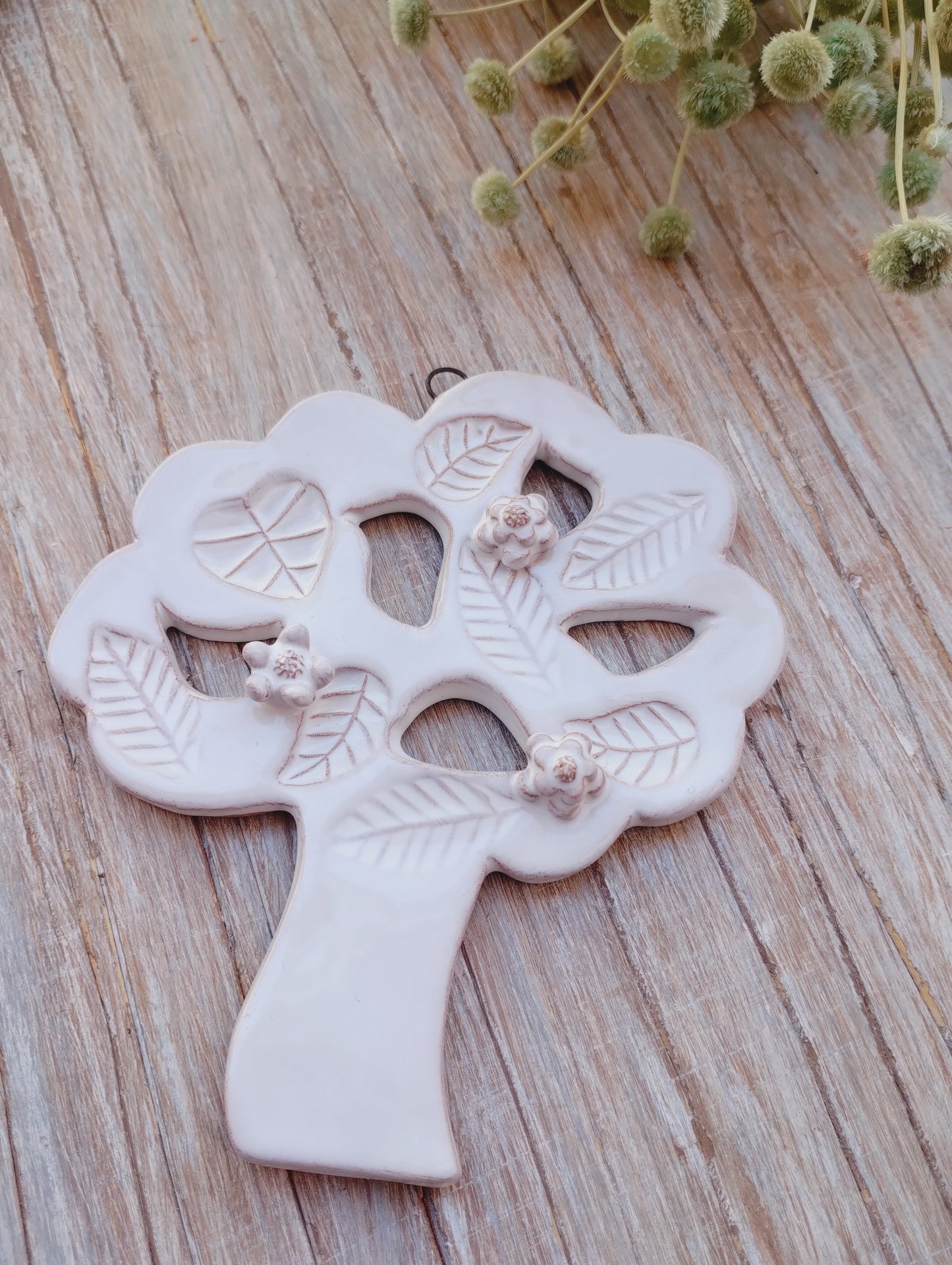 Albero smalto bianco