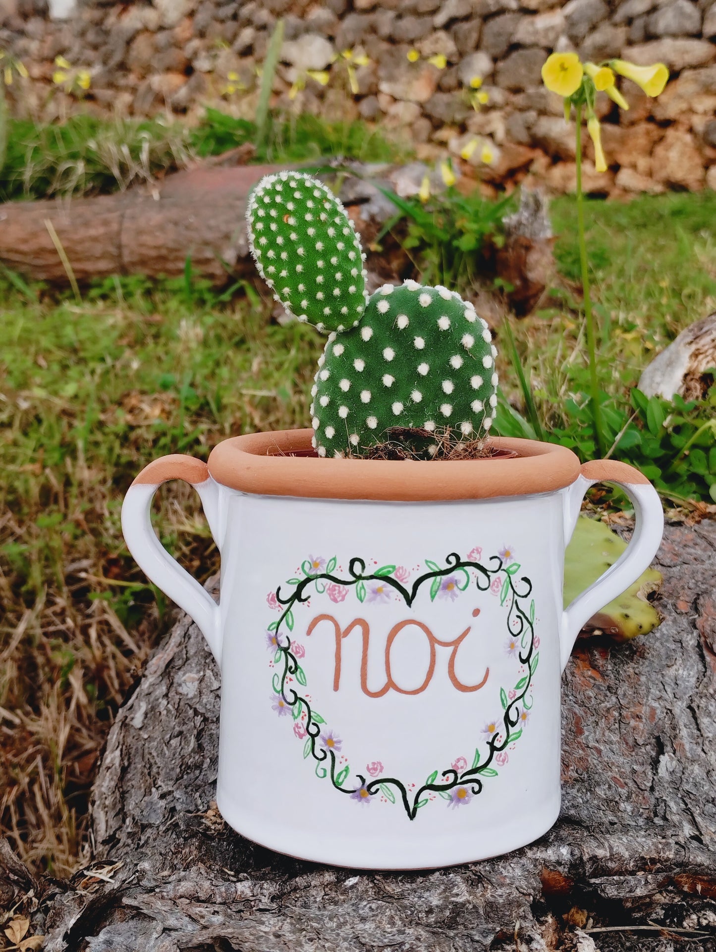 Capasa con incisione e decoro