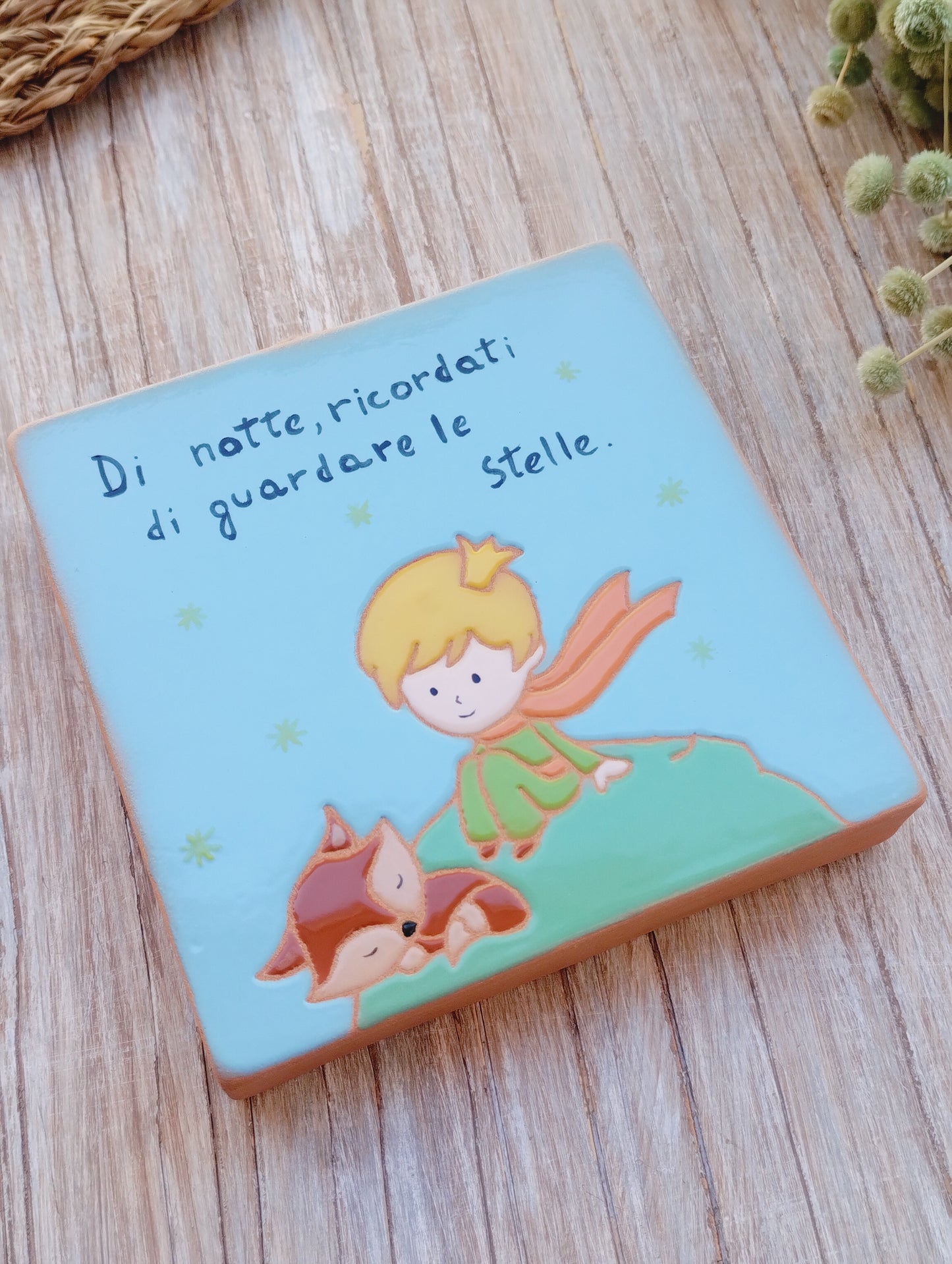 Quadretto principe e stelle