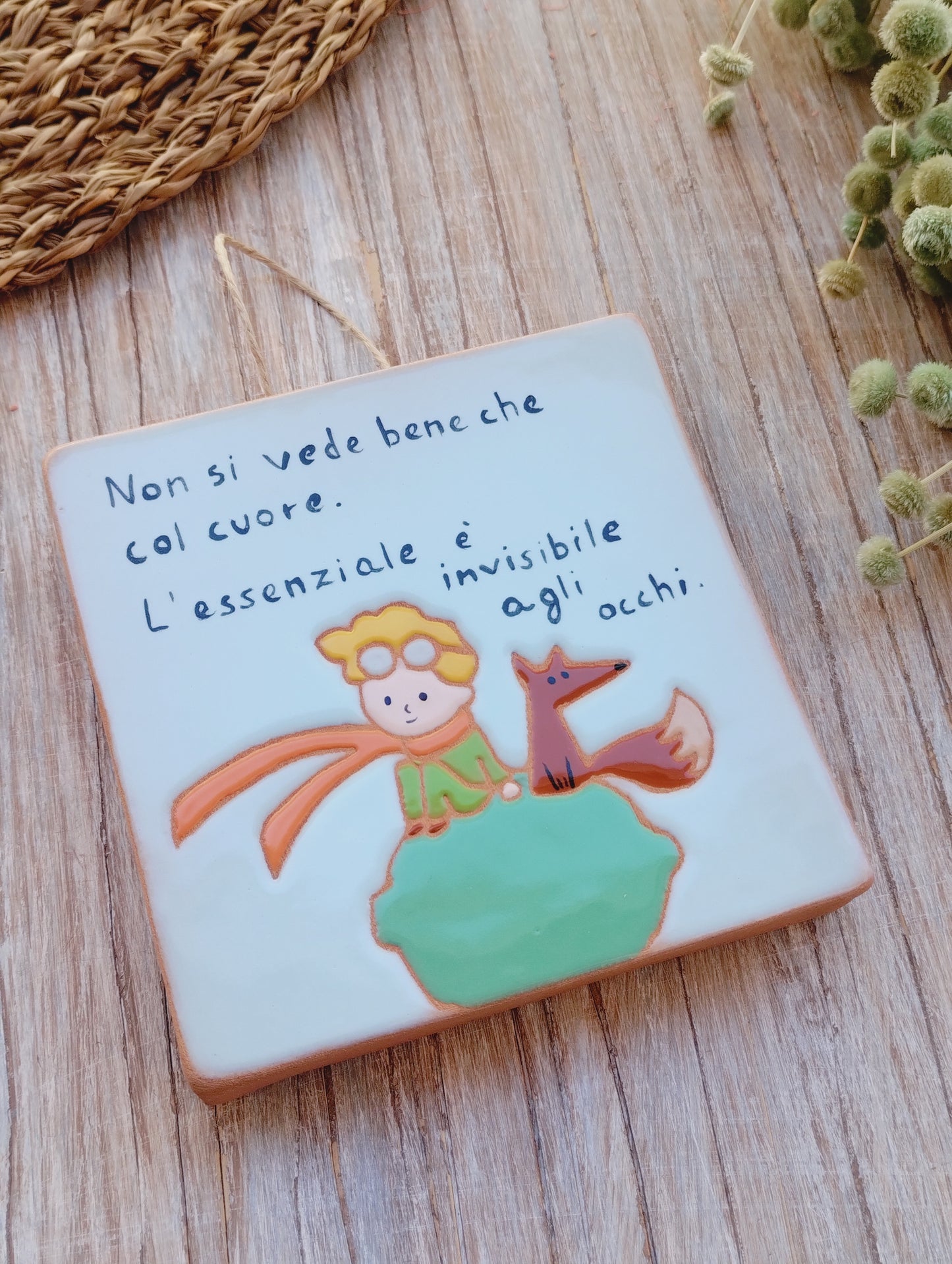 Quadretto principe e volpe